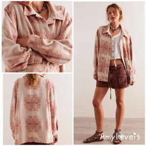 Free People Keep It Cozy Shirt Jacket #5